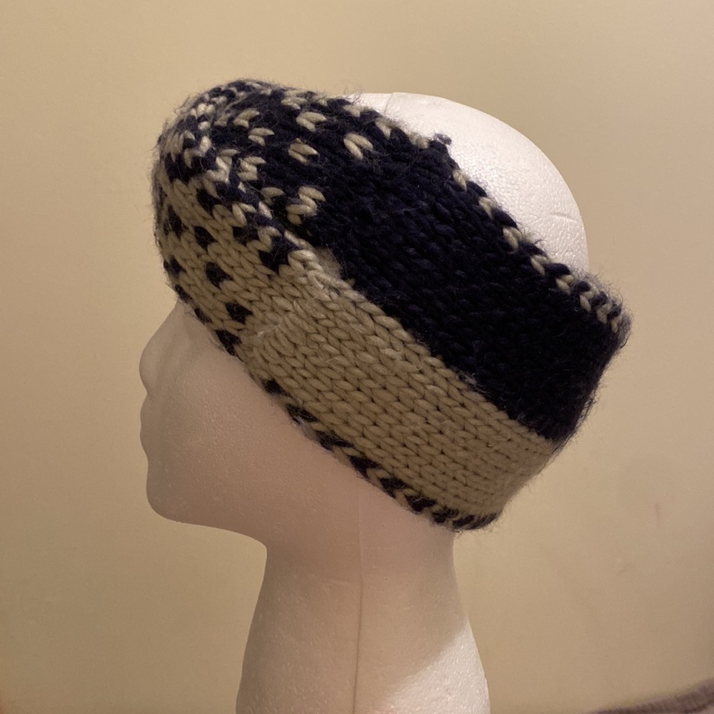 Eugenia Kim Navy and Gray Knit Headband - Picture 2 of 7